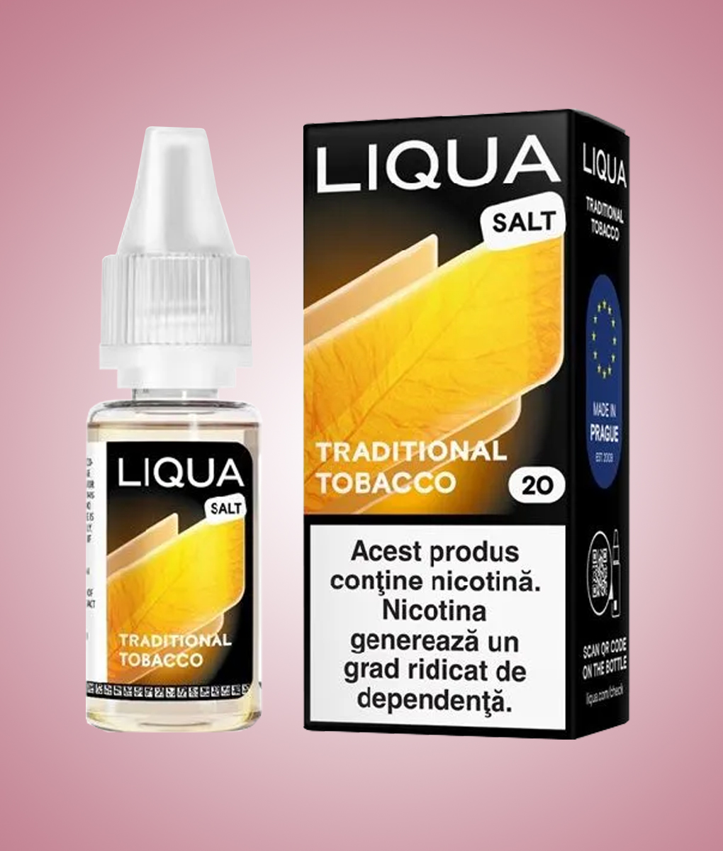 traditional tobacco liqua salt 20mg
