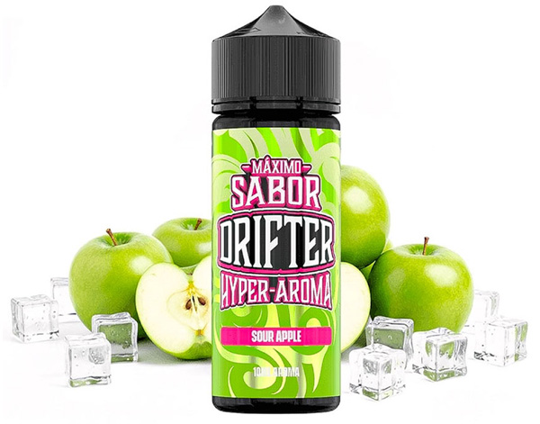 drifter hyper 10ml sour apple ice
